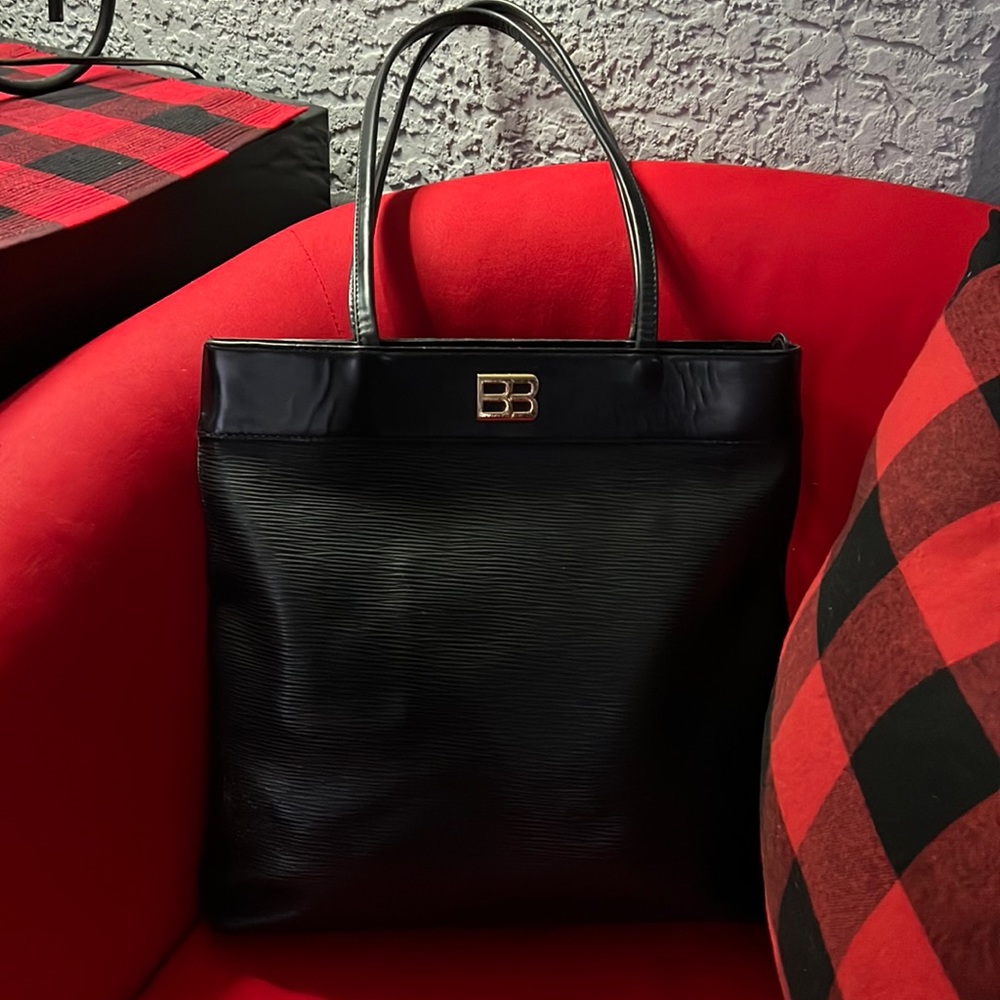 Boots & Bags Black Tote Bag